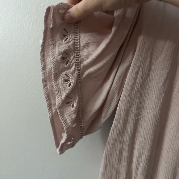 Maurices Mauve Embroidered Blouse - Picture 6 of 6